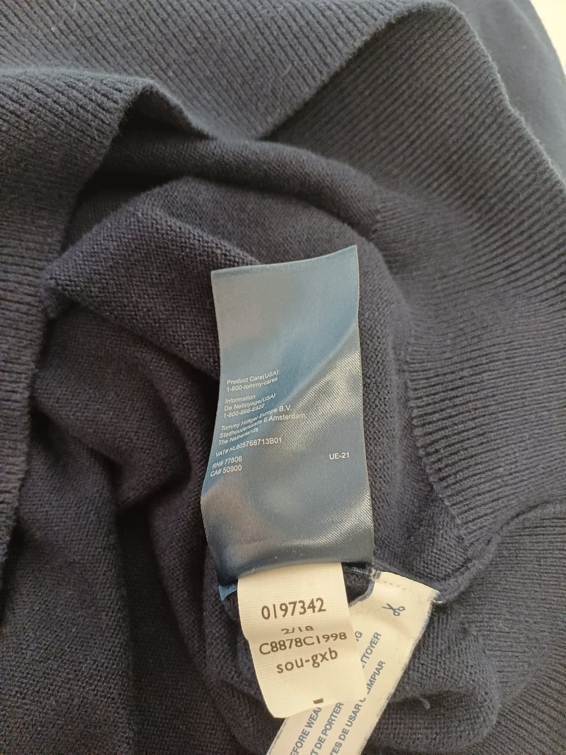 (정품) 타미힐피거 빅플래그 코튼 니트 (M) 상품이미지7