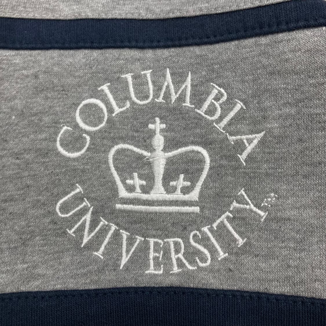 챔피온 네이비 컬러 컬럼비아 유니버시티 코튼 집업 상품이미지4