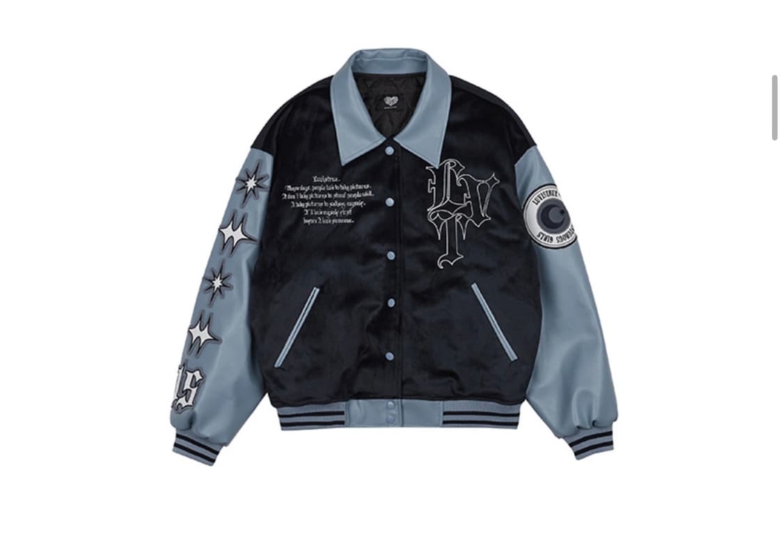 러브이즈트루 바시티 자켓 상품이미지1