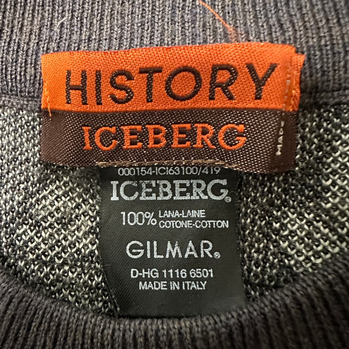 ICEBERG histort italy made knit sweater 상품이미지3