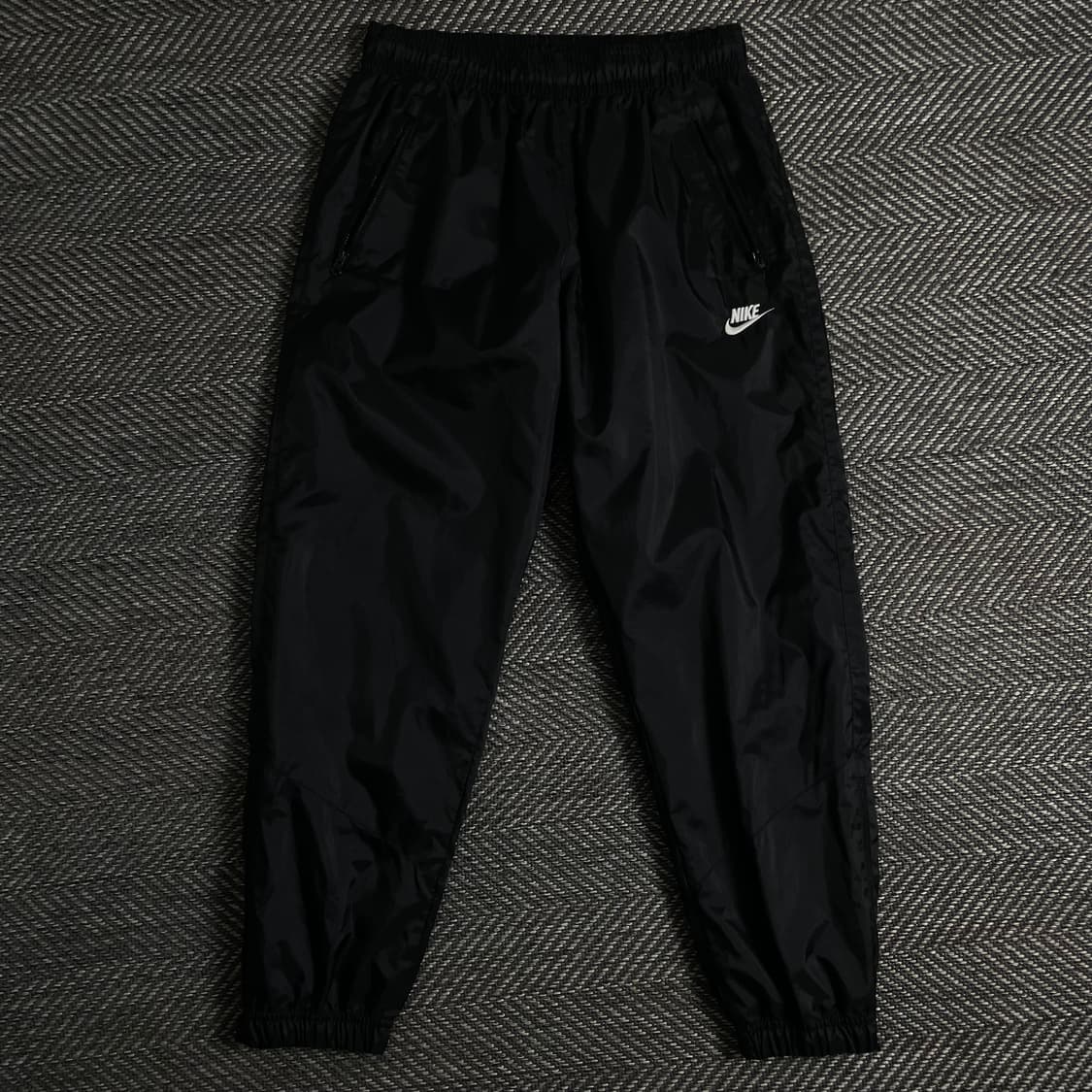 나이키 신형 블랙 나일론 와이드 우븐 트랙팬츠o 3098 상품이미지1