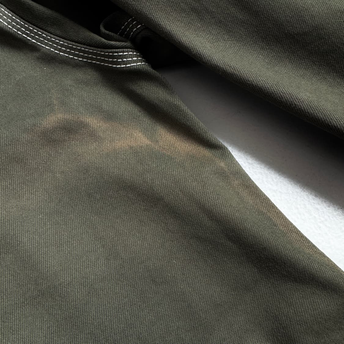 GU 제팬 코듀로이 카라 워크자켓 카키 상품이미지6