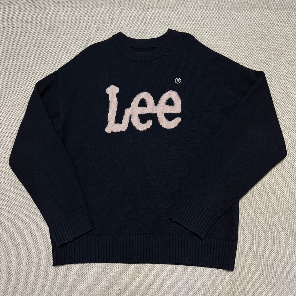 Lee 리 빅로고 니트 상품이미지1