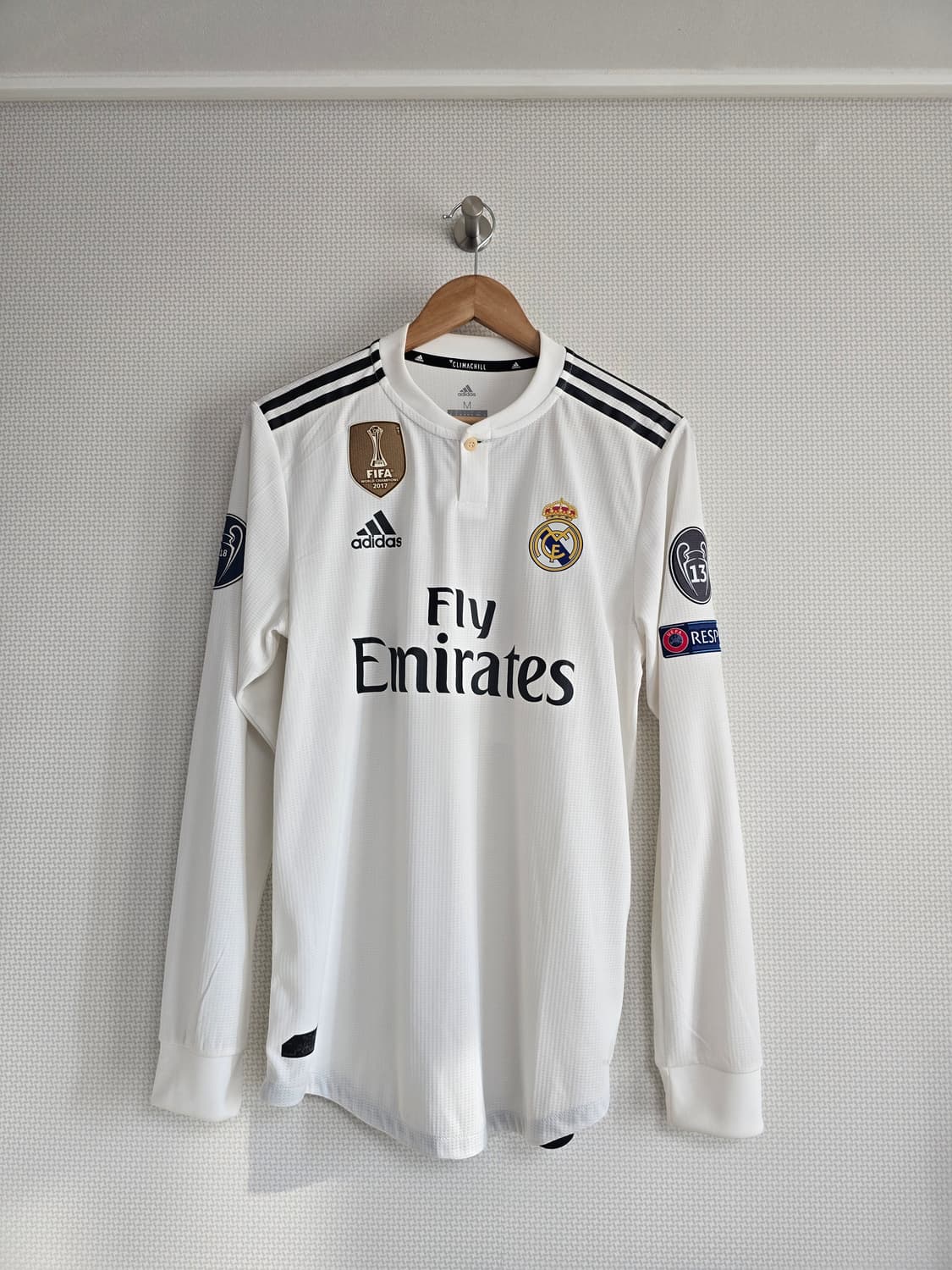 18-19 레알마드리드 홈 어센틱 긴팔 세르히오 라모스 상품이미지2