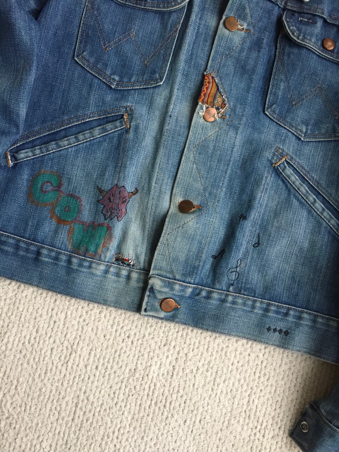 70‘s wrangler 124mj 126mj  데님 트러커 자켓 상품이미지6