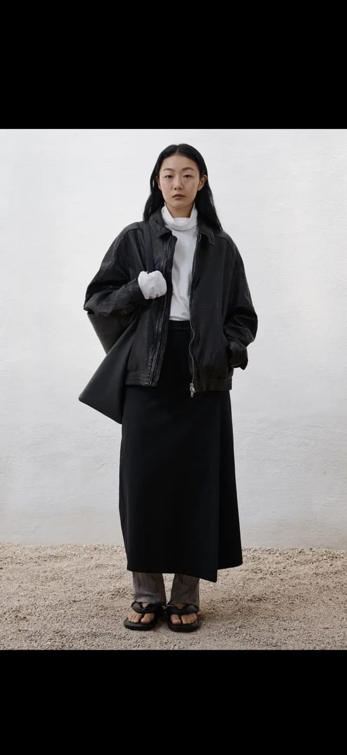 유스 레더 블루종 L 상품이미지4