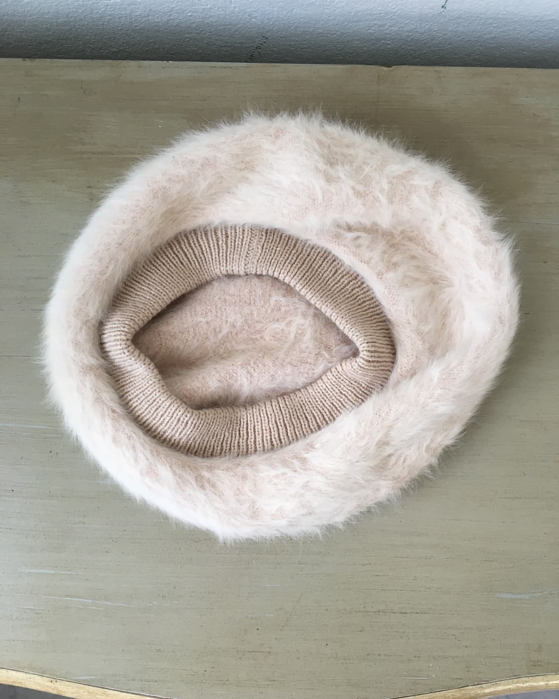 fluffy knit beret 상품이미지3