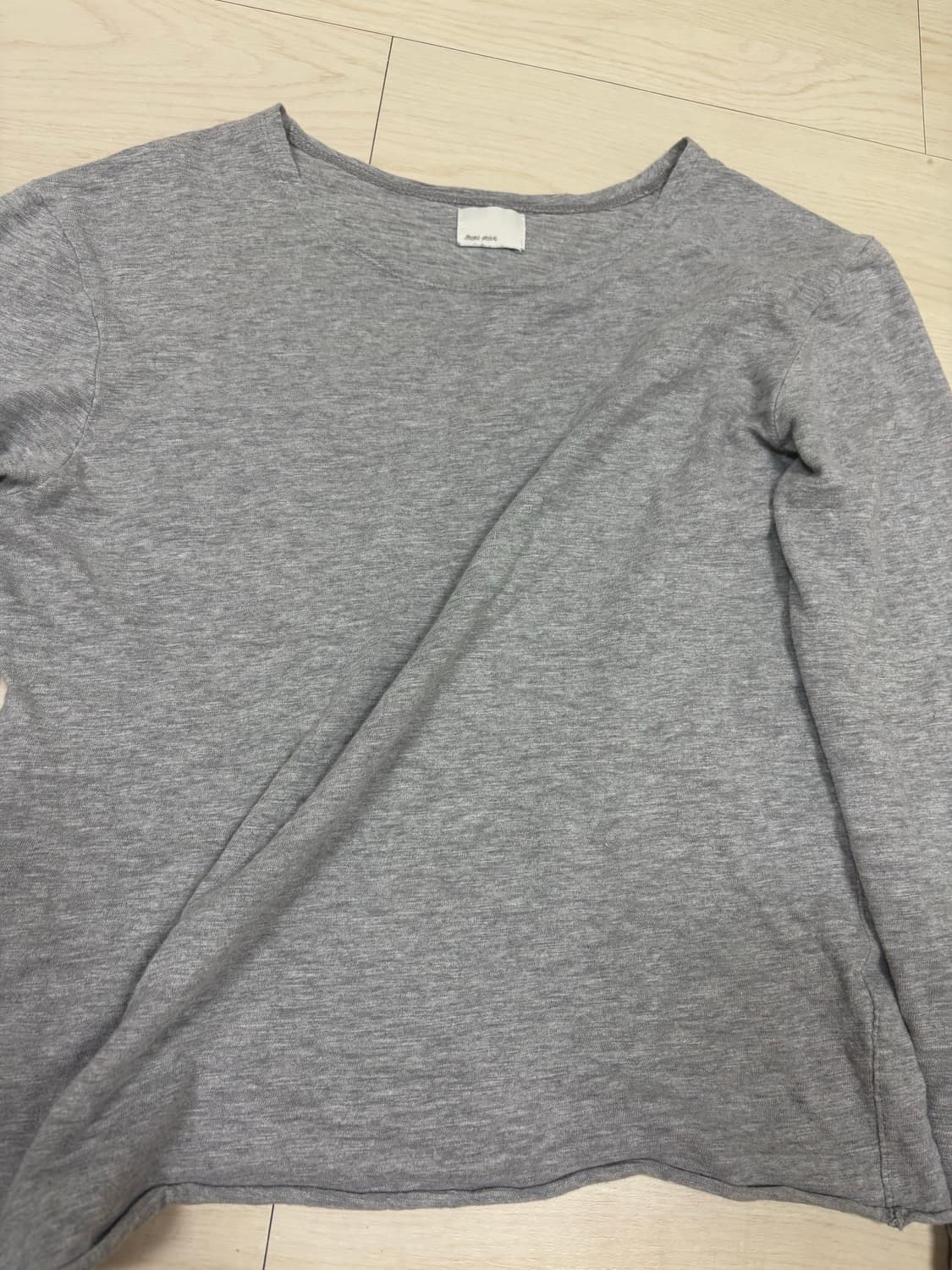 모노프리베 초판 Textured Roll Long Sleeve 상품이미지2