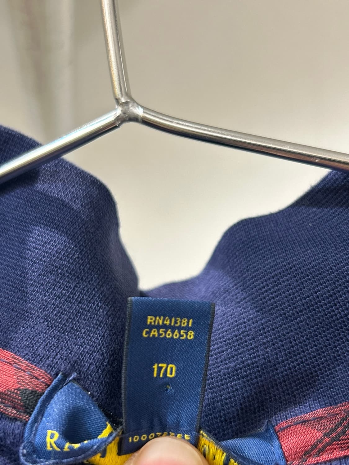 폴로랄프로렌 스트라이프 반집업 티 상품이미지4