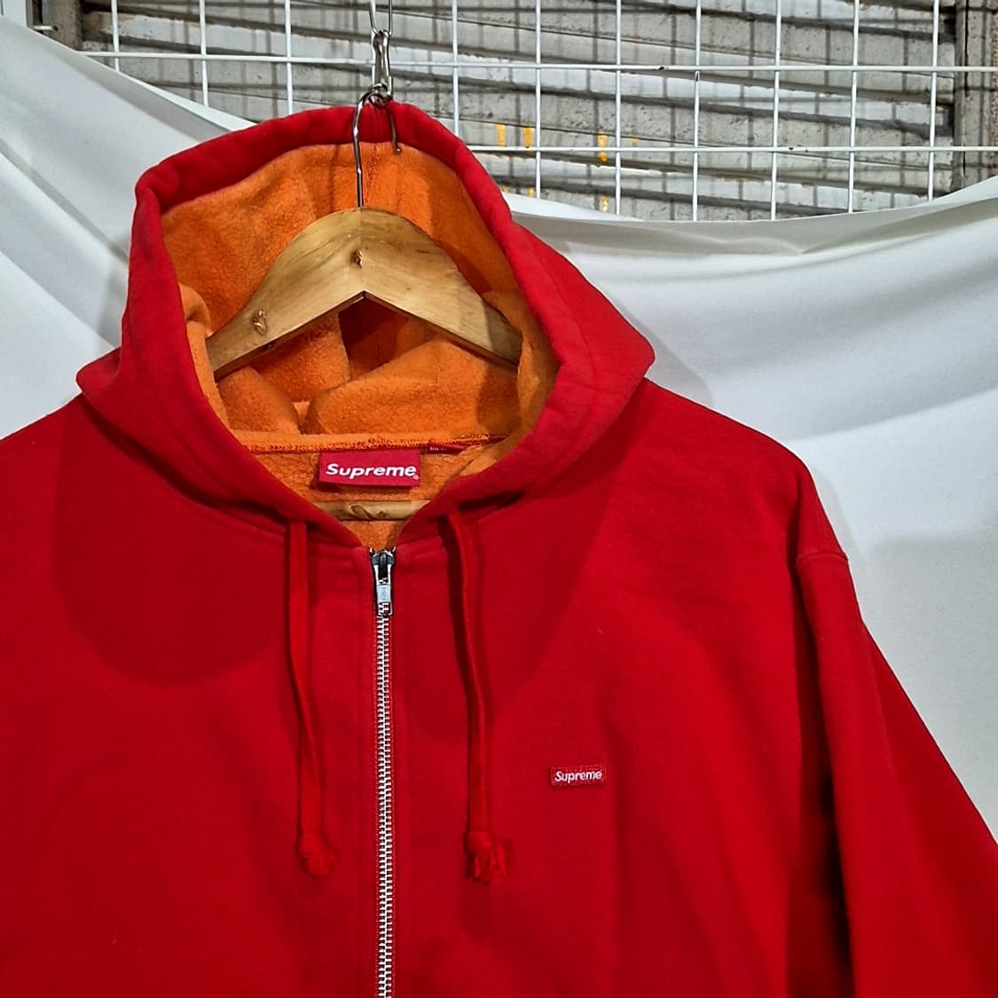 Supreme 슈프림 스몰 박스로고 후드집업 상품이미지2