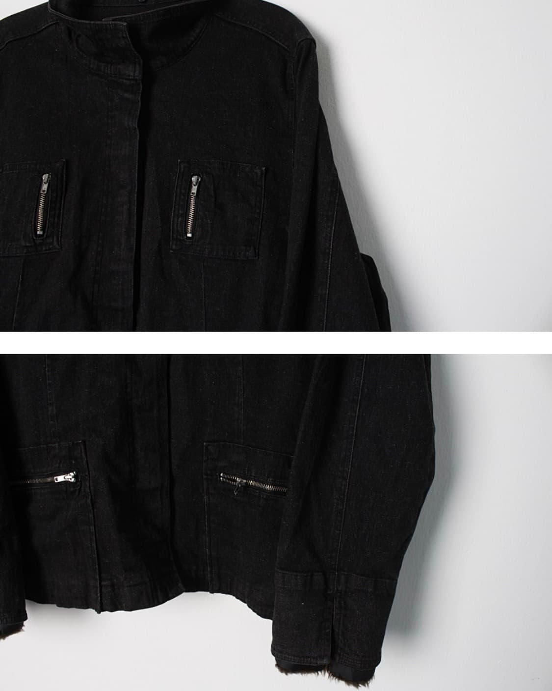JAPANESE VINTAGE BLACK DENIM JACKET 상품이미지6