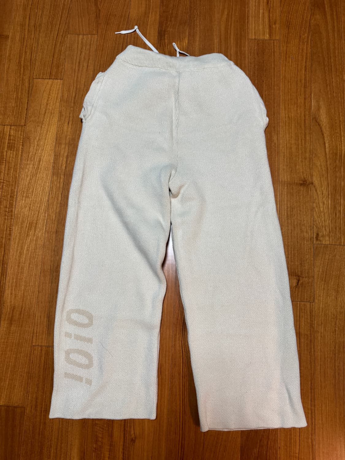 니티드 X 5252 by OIOI 베이직 로고 니트 셋업 상품이미지4