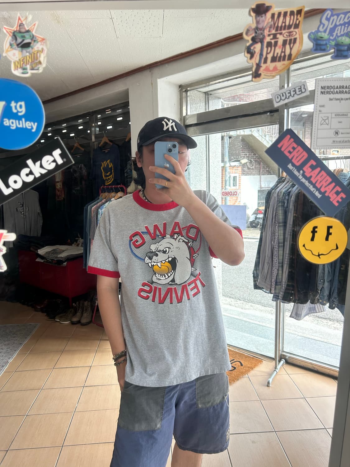 00‘s Bulldog Tennis ringer Tee 상품이미지5