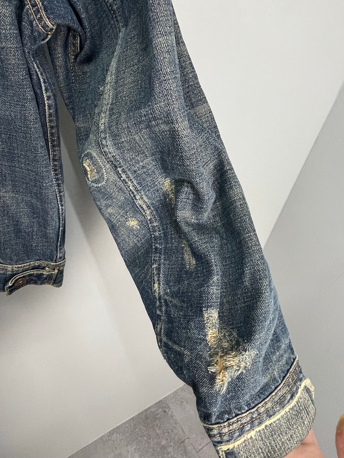 에즈라 피치 데미지 데님 트러커 자켓 H1676 상품이미지6