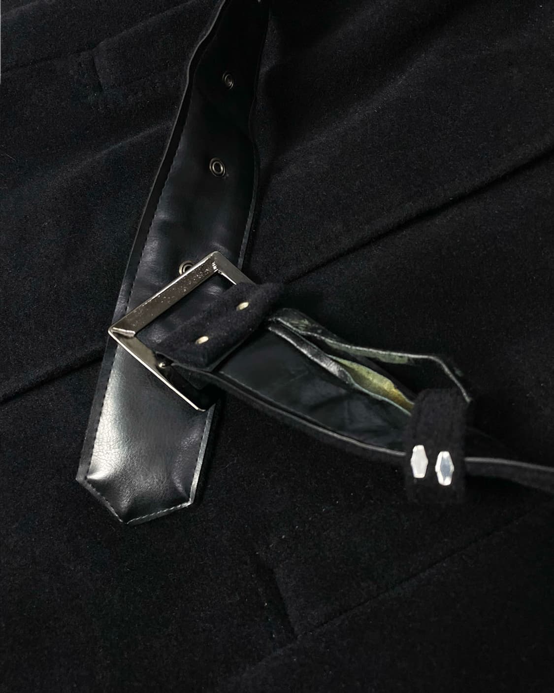 Comme Ca Ism 폭스 퍼 카라 벨튀드 코트 (퍼 탈착가능) 상품이미지8