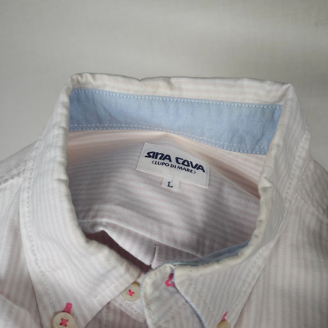 시나코바 긴팔남방 남자100사이즈  상품이미지3