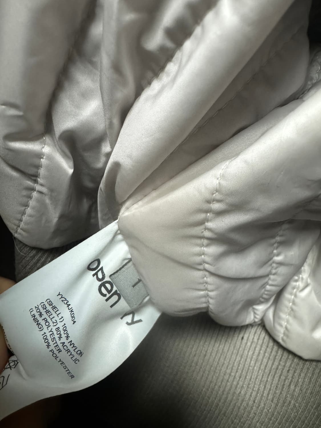 오픈yy오픈와이와이 faux fur zipper hood ma1 1사이즈 상품이미지5