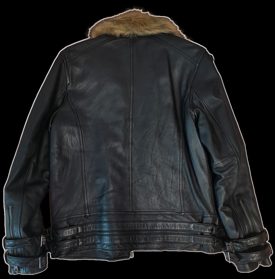 잭로즈 빈티지 퍼 레더자켓 상품이미지2