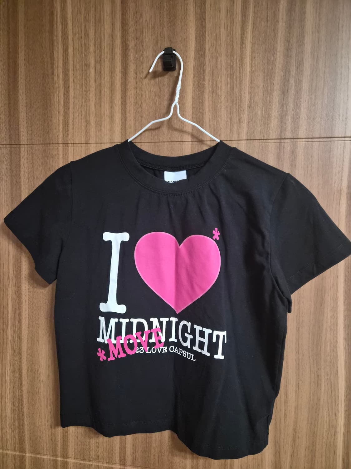 미드나잇무브 크롭반팔티 상품이미지1