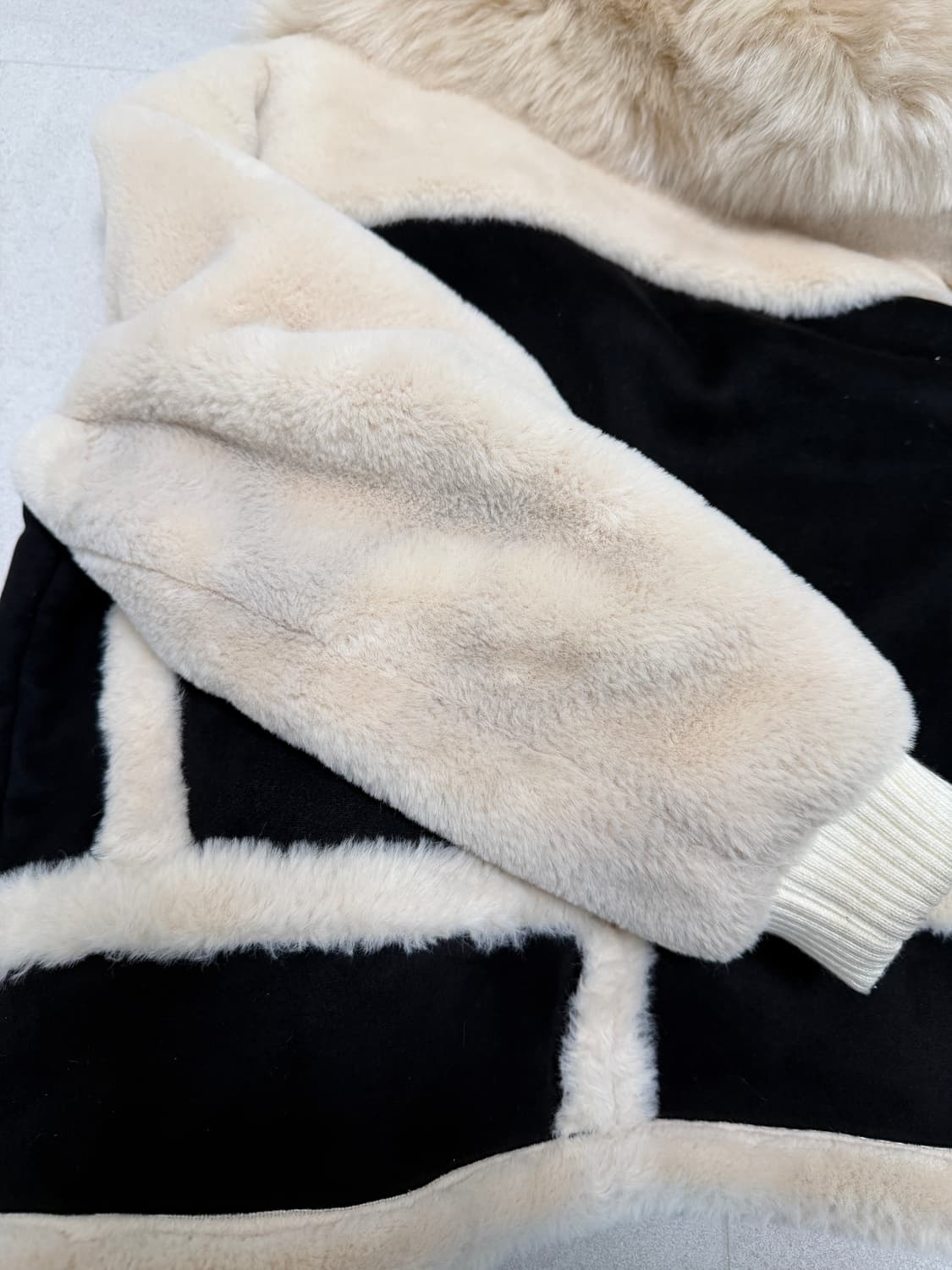 스웨이드 퍼 무스탕 fur mustang jacket 상품이미지6