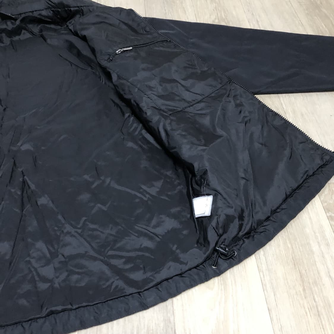 (M) 노스페이스 NORTH FACE 하이넥 블랙 점퍼 상품이미지6