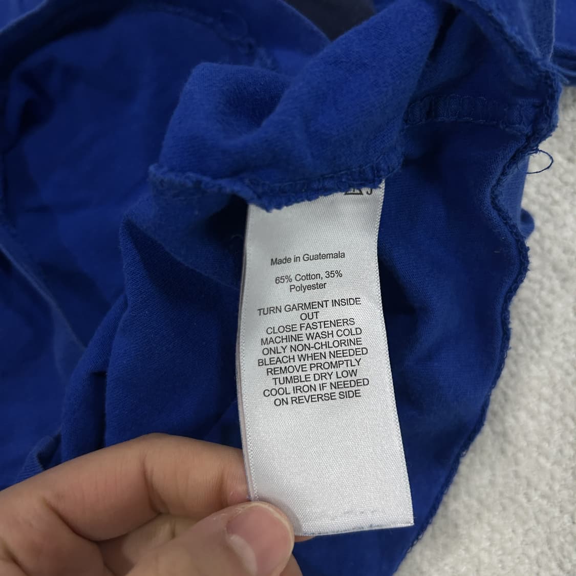 폴로 랄프로렌 블루 반팔 티셔츠 s 상품이미지4