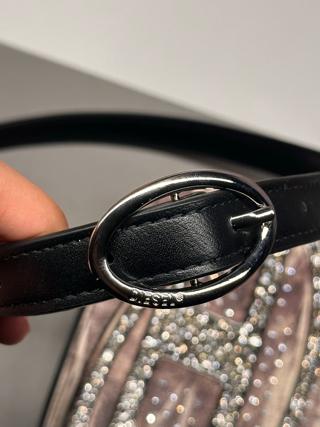 급처 내고가능) 디젤 1DR Crystal-Embellished 숄더백 상품이미지4