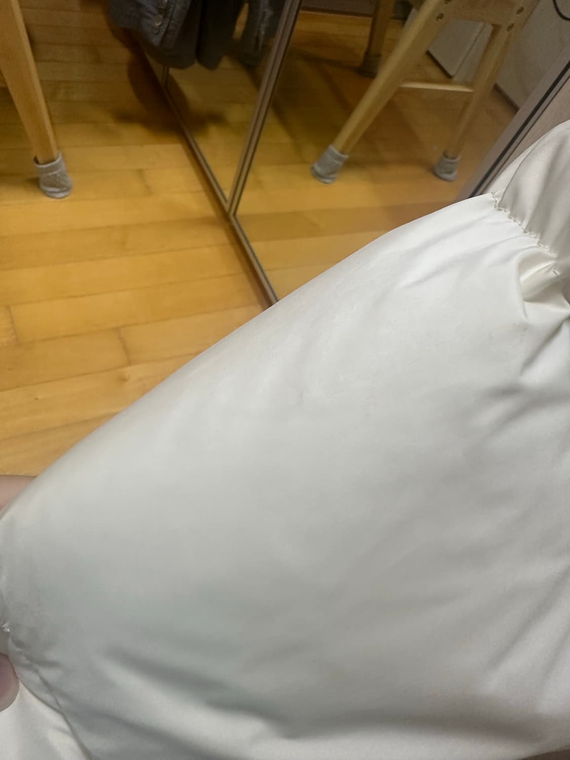 키르시 리버시블 숏패딩 아이보리 상품이미지8