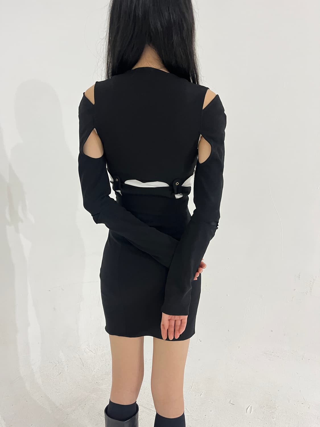 Jacquemus La Robe Mari cutout minidress 상품이미지6