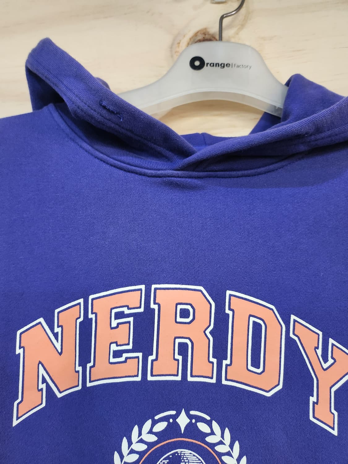 691) 널디 NERDY 로고 후드티 상품이미지5