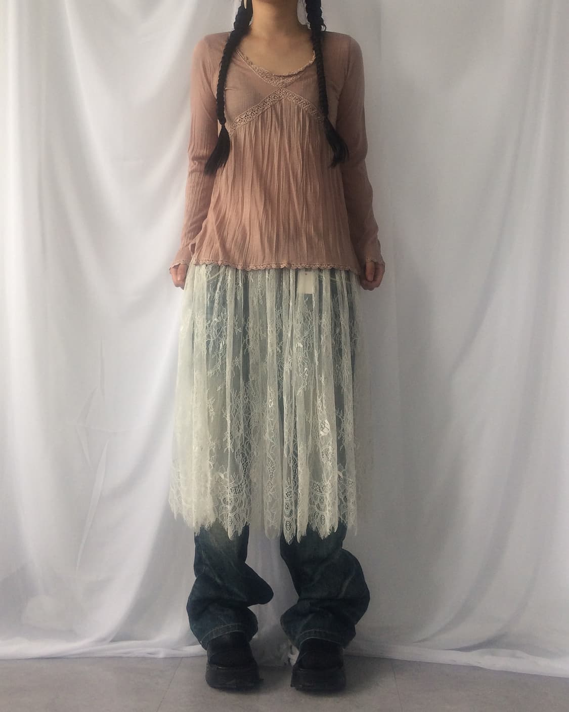 Crochet trimming sleeve 상품이미지1