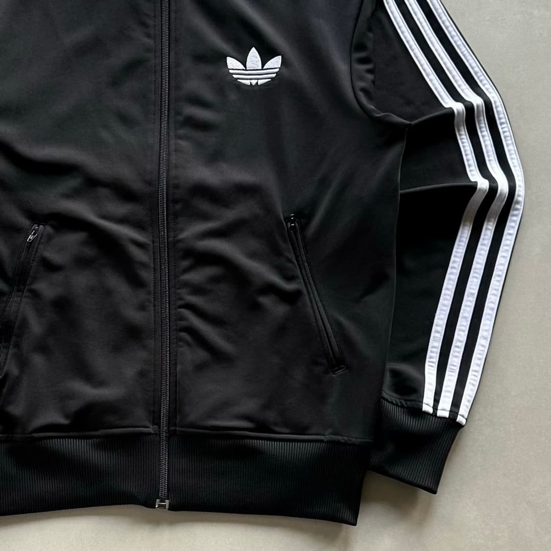 [S-M]아디다스 구형 파이어버드 블랙 트랙탑 져지 상품이미지4