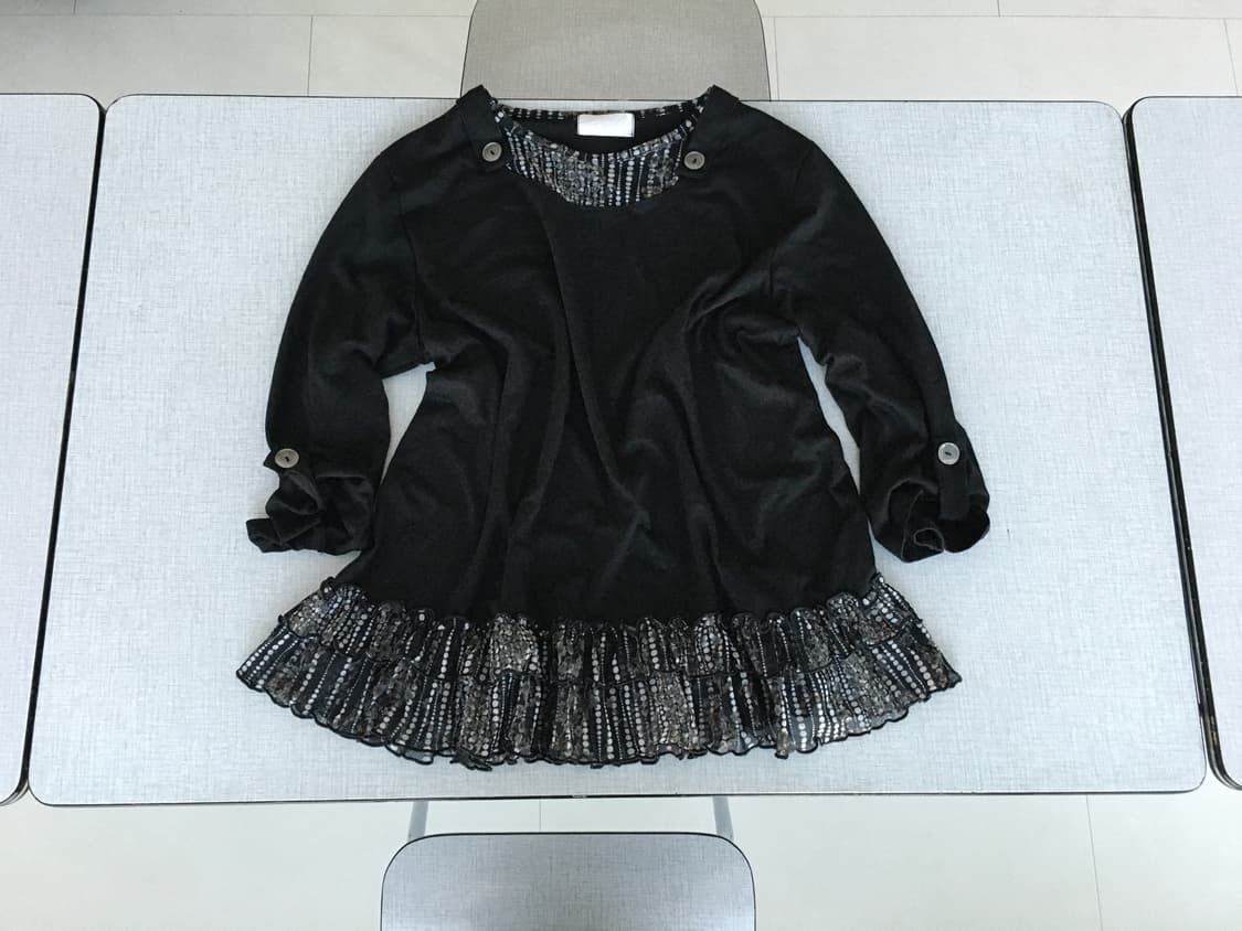 tiered ruffle top 상품이미지1