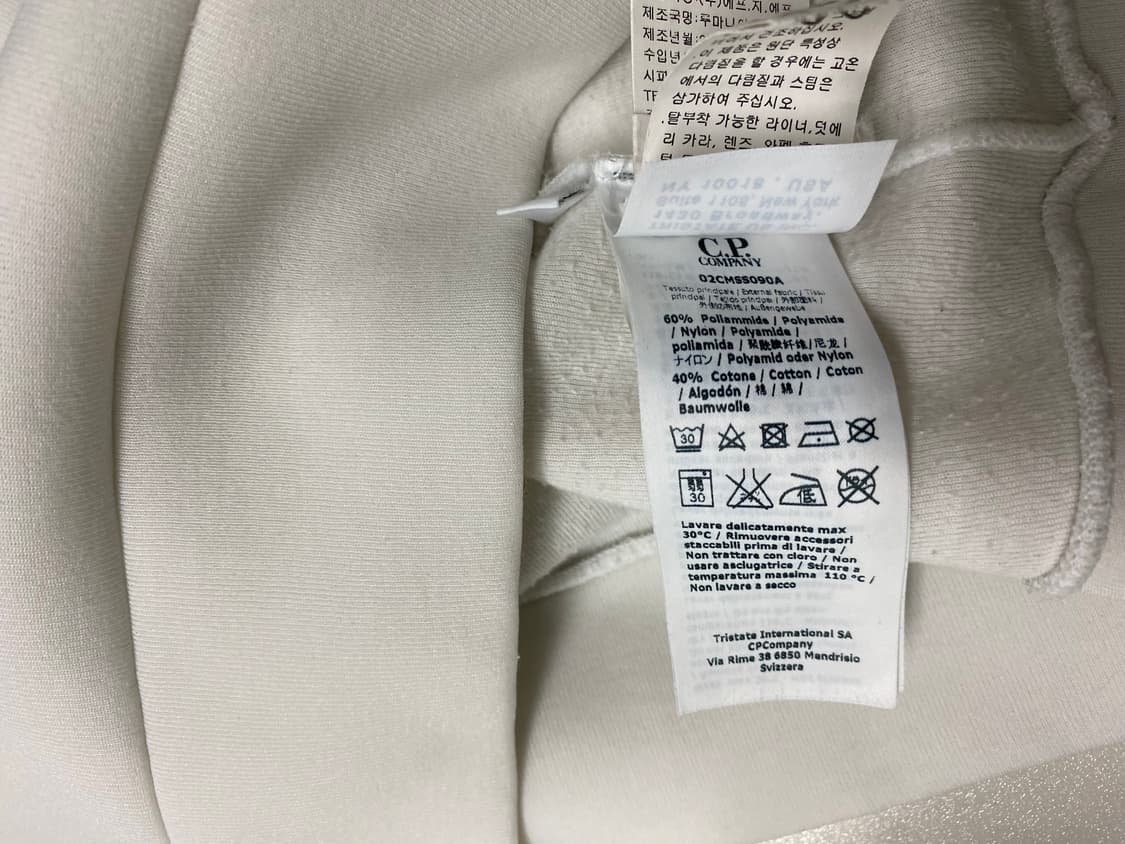  CP 컴퍼니 렌즈 화이트 맨투맨 셔츠 M-L 상품이미지8