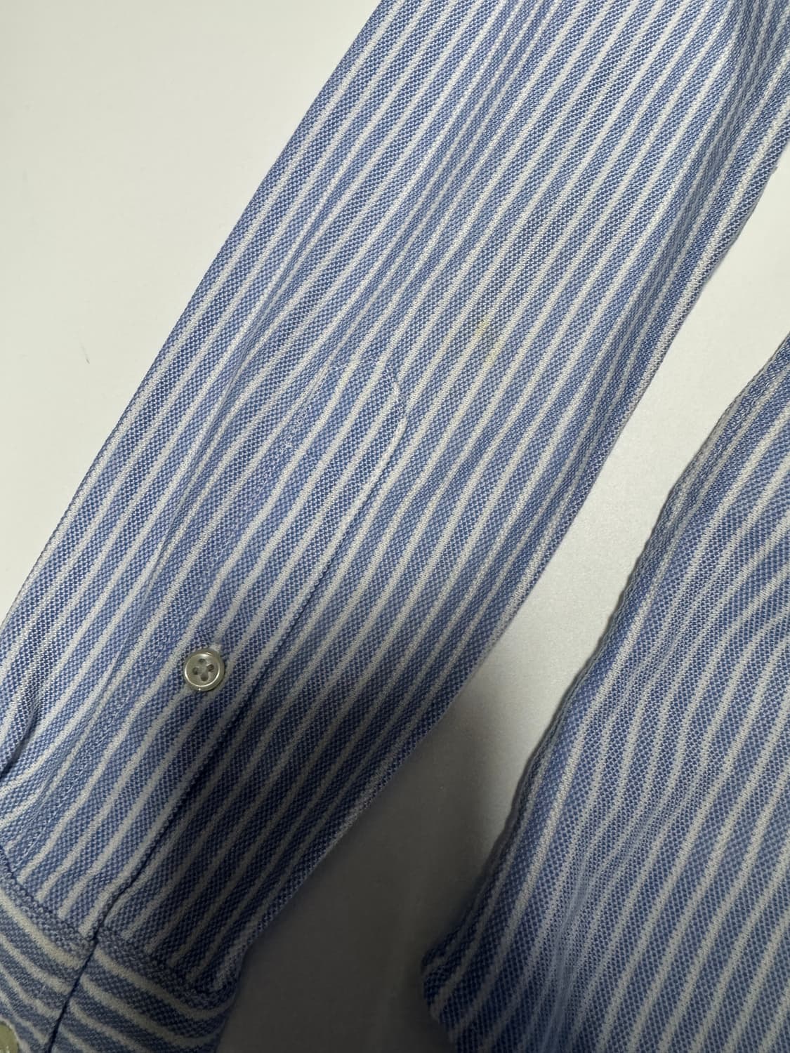 여성 폴로 랄프로렌 옥스포드 니트 스트라이프 셔츠 S 상품이미지5