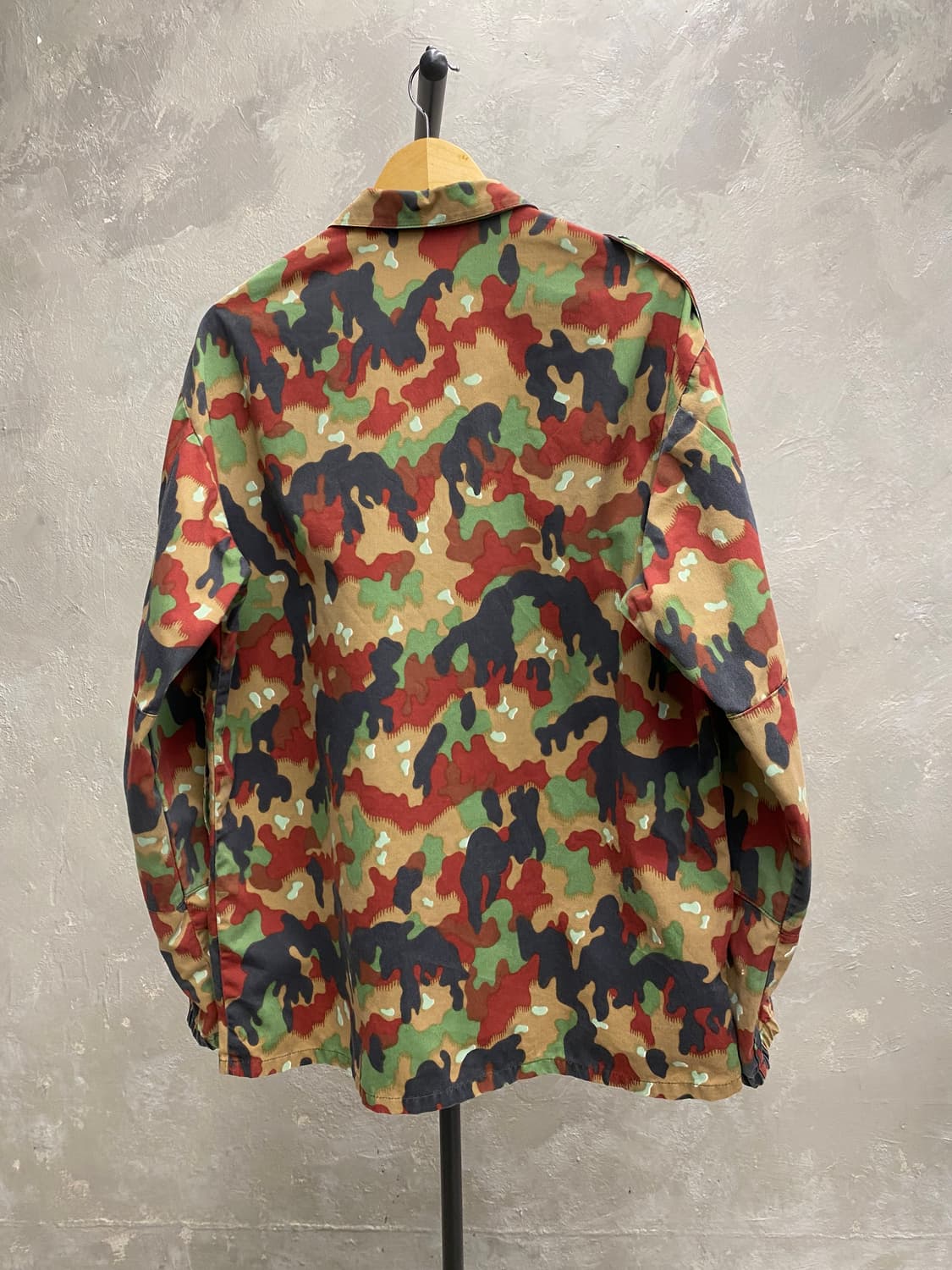 [L-XL] 80s 스위스 밀리터리 M83 카모플라쥬 자켓 상품이미지8