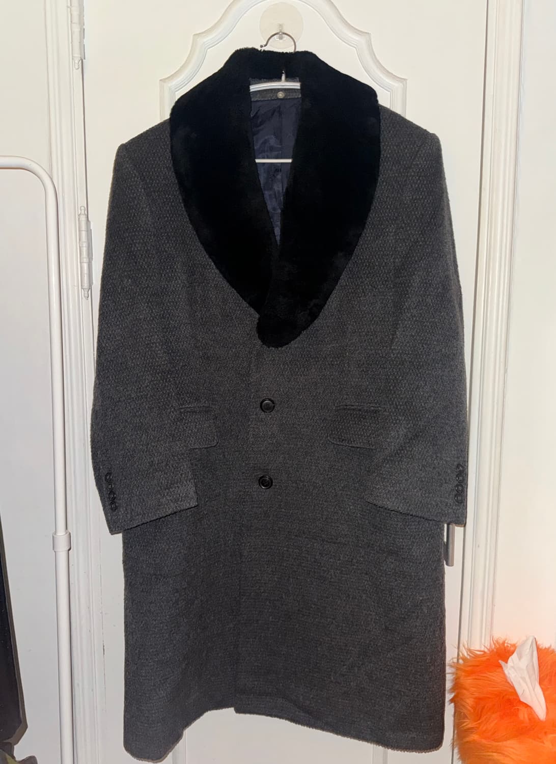 Pierre Balmain herringbone purewool coat 상품이미지1