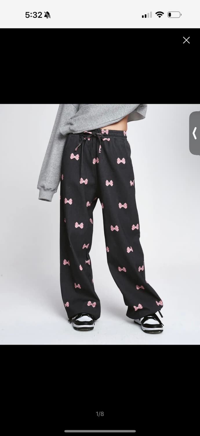 원더비지터/무신사/리본바지(2회착용) 희귀단종매물 핀터/y2k 상품이미지3