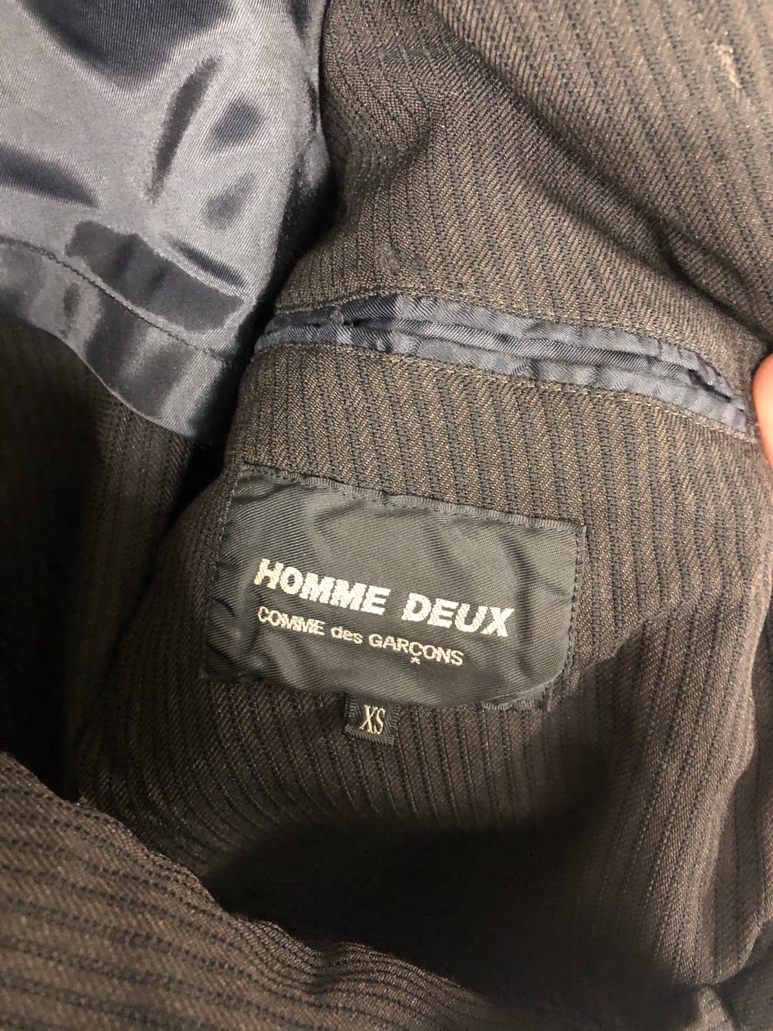 Comme des garcons homme deux 레이어드 블레이저xs 상품이미지10