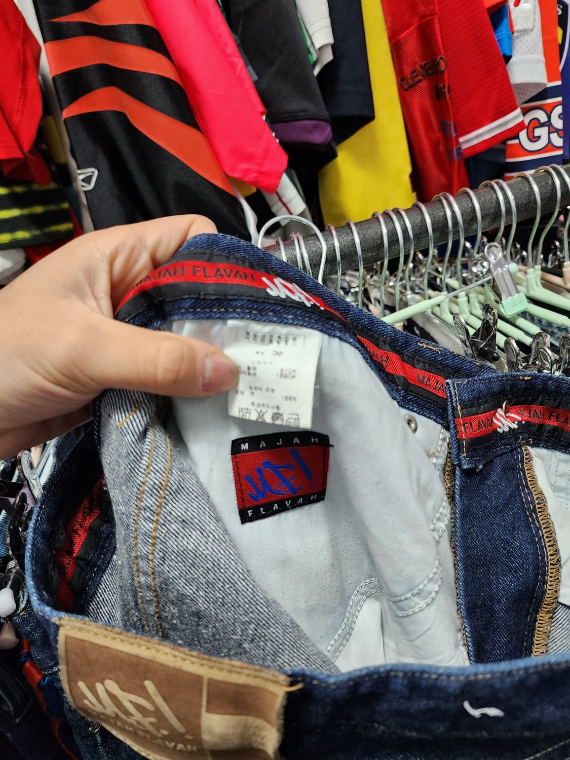 마자플라바 90s 힙합 디테일 데님 상품이미지6