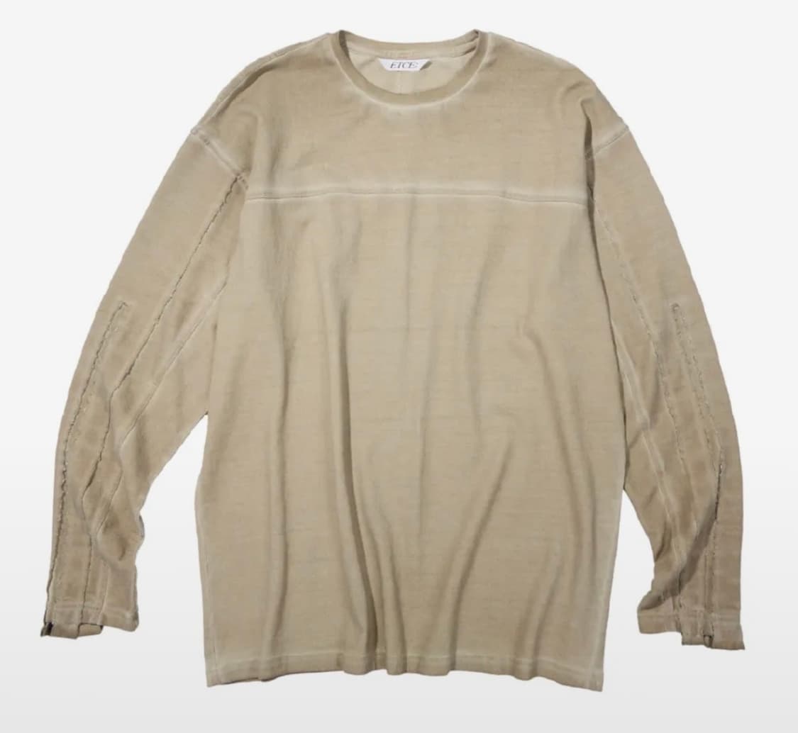 이티씨이 ETCE 레이어드 아머 롱슬리브 베이지 상품이미지2