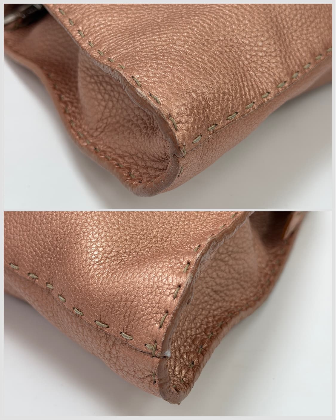 펜디 셀러리아 메탈릭 레더 호보백 상품이미지7