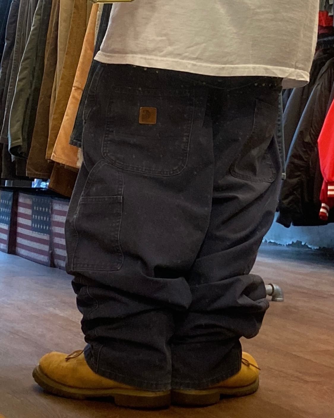 42) 칼하트 383-20 던가리 캔버스 카펜터 팬츠 상품이미지9