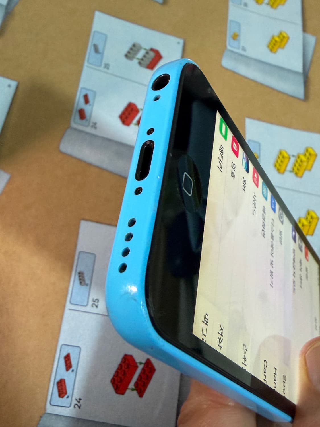 아이폰 5c 블루 16기가 #9003 + 보호필름&투명케이스 상품이미지6