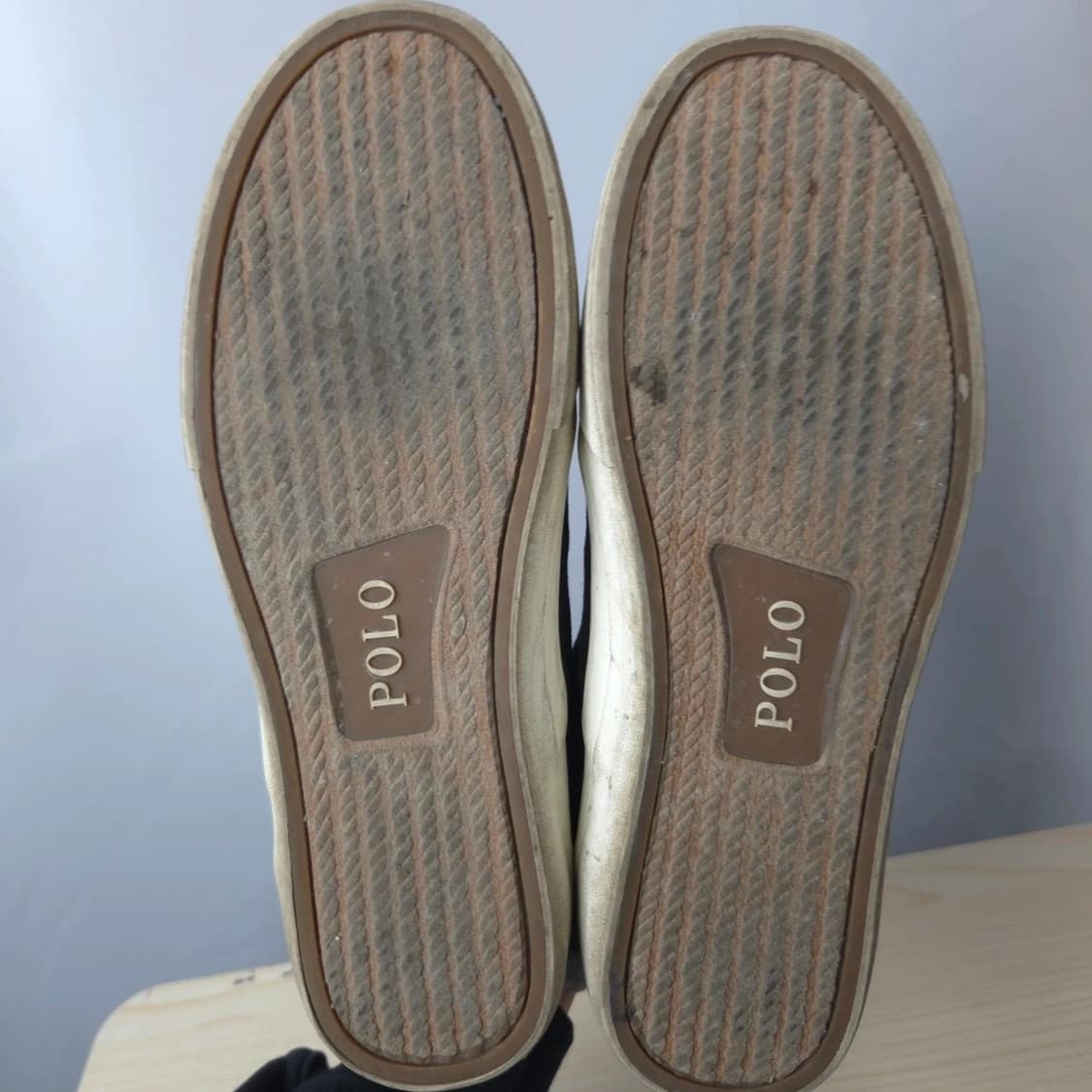 (9D)270 폴로 랄프로렌 빈티지 타이거 패치워크 슬립온 스니커즈 상품이미지4