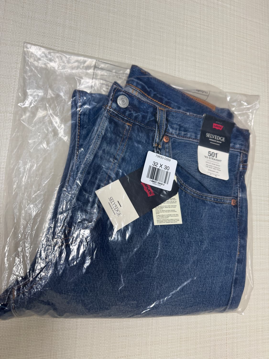 새상품) 93 501 셀비지 32/30 상품이미지3