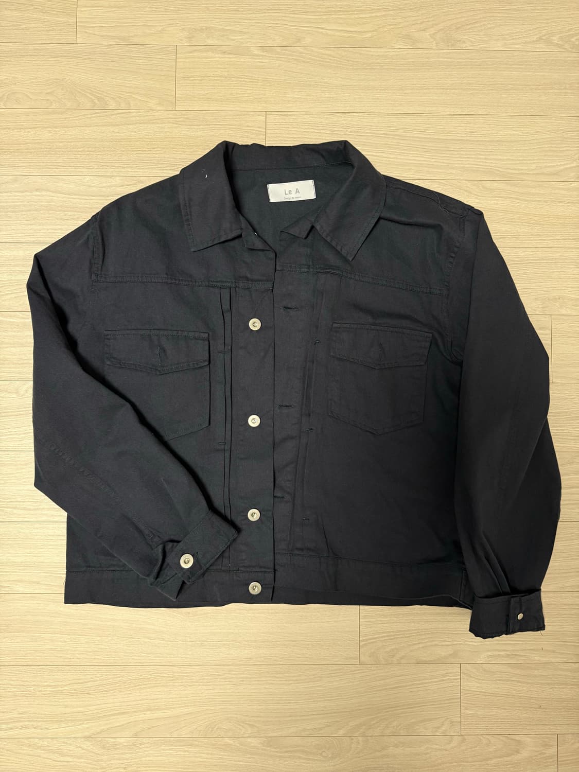 페이즈 웨스턴 크롭 자켓(네이비) 상품이미지1