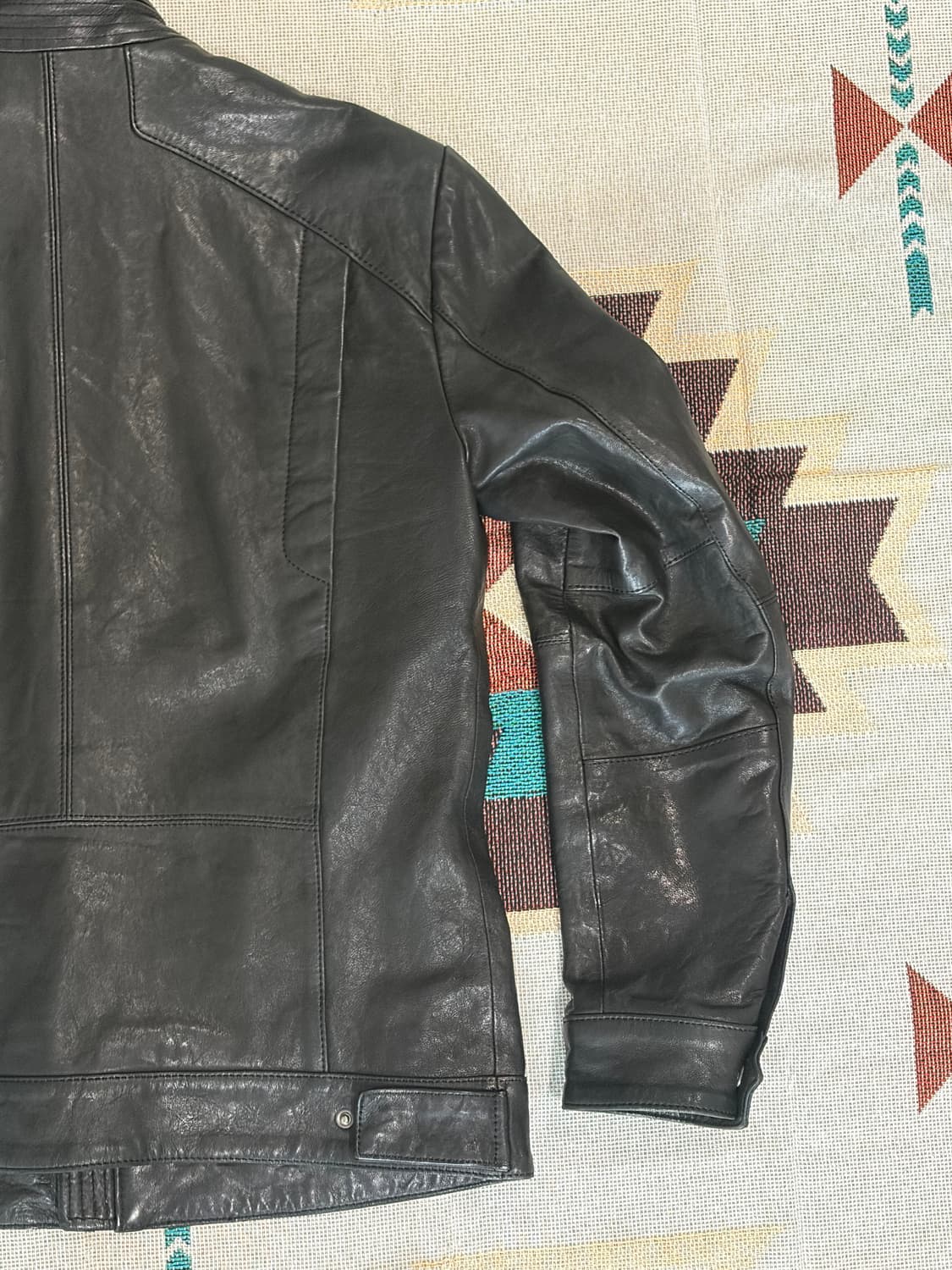 까르뜨블랑슈 양가죽 바이커 싱글 라이더 자켓 상품이미지6