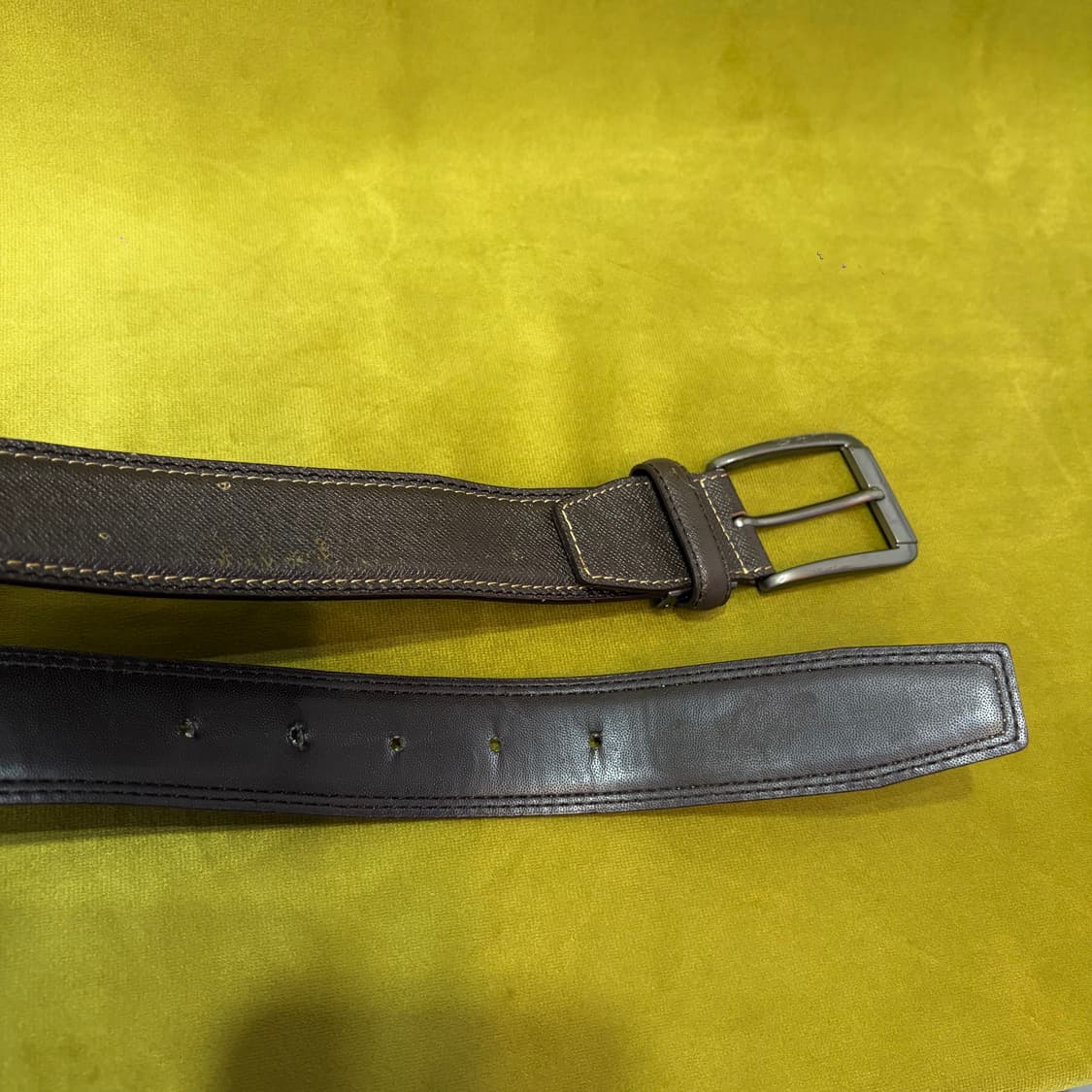 Storm London 브라운 레더 벨트 상품이미지4