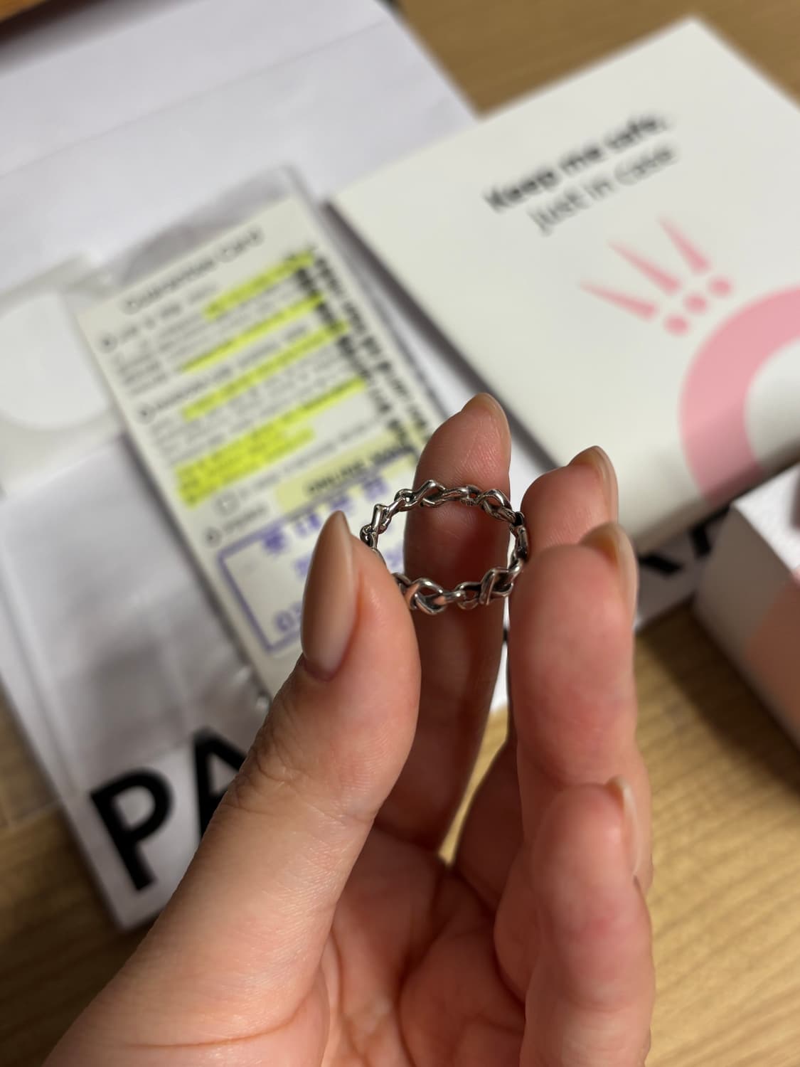 판도라 노티트 하트링(48사이즈) 반지 상품이미지2